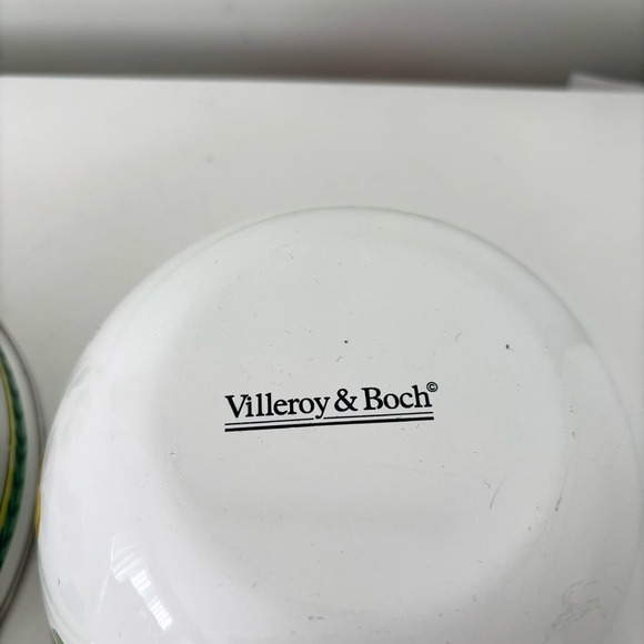 Villeroy & Boch Vintage SET OF TWO French Garden Metal serving Mixing Bowls - Picture 13 of 17